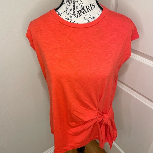 Jones New York Size Large Tangerine colored top - Picture 1 of 8